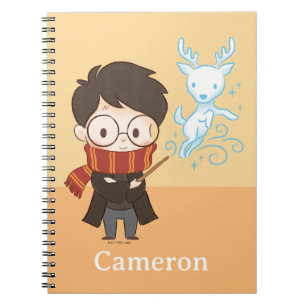 Caderno Espiral Patronus Chibi HARRY POTTER™
