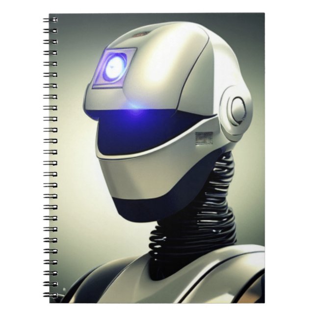 Caderno Espiral patrulha robótica (Frente)