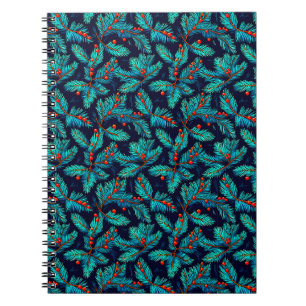 Caderno Espiral Patterno do Fir de Natal- 82397