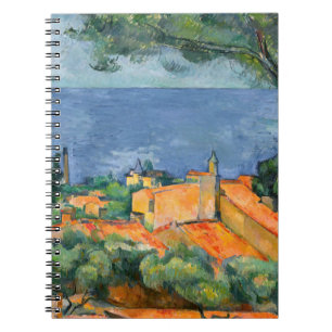 Caderno Espiral Paul Cezanne - L'Estaque com Telhados Vermelhos