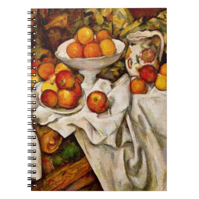 Caderno Espiral Paul Cézanne - Maçãs e Laranjas (Frente)