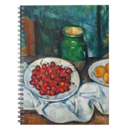 Caderno Espiral Paul Cezanne - Natureza Morta com Cerejas e Pêsseg