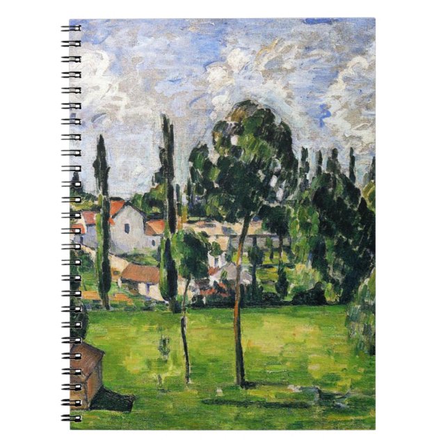 Caderno Espiral Paul Cezanne - Paisagem com Linha de Água, (Frente)