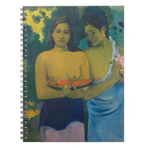 Caderno Espiral Paul Gauguin - Duas Mulheres Taitianas
