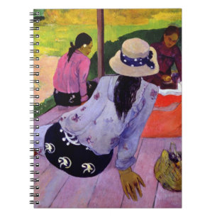 Caderno Espiral Paul Gauguin o Siesta, 1891-2 (óleo em canvas)