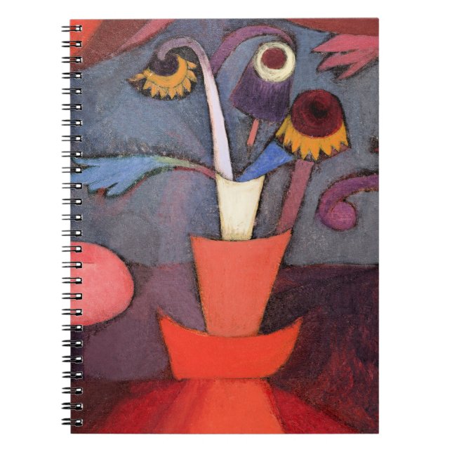 Caderno Espiral Paul Klee, Flor de Outono, (Frente)