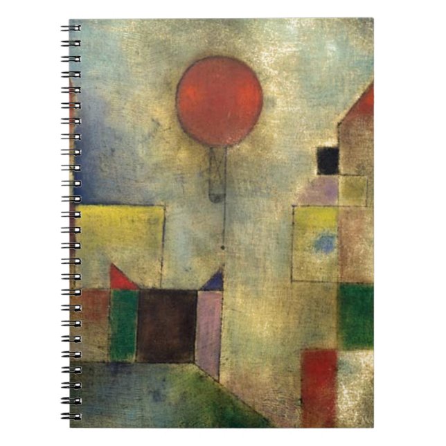 Caderno Espiral Paul Klee Red Balloon (Frente)