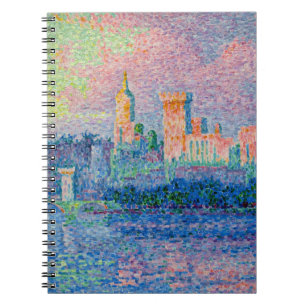 Caderno Espiral Paul Signac - O Palácio Papal, Avinhão