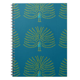 Caderno Espiral Pavão