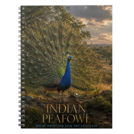 Caderno Espiral Pavão-indiano Borda da Floresta ANIMAIS