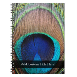 Caderno Espiral Pavão Personalizado