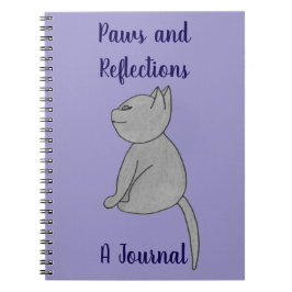 Caderno Espiral Paws and Reflections Journal Notebook