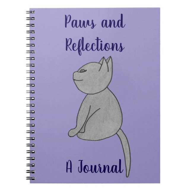 Caderno Espiral Paws and Reflections Journal Notebook (Frente)