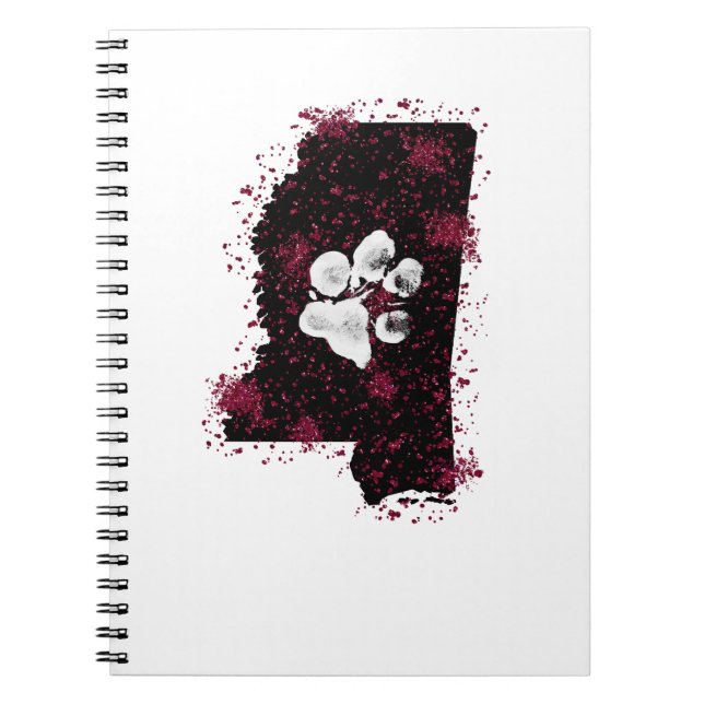 Caderno Espiral Pawsitively Mississippi esplêndido (Frente)