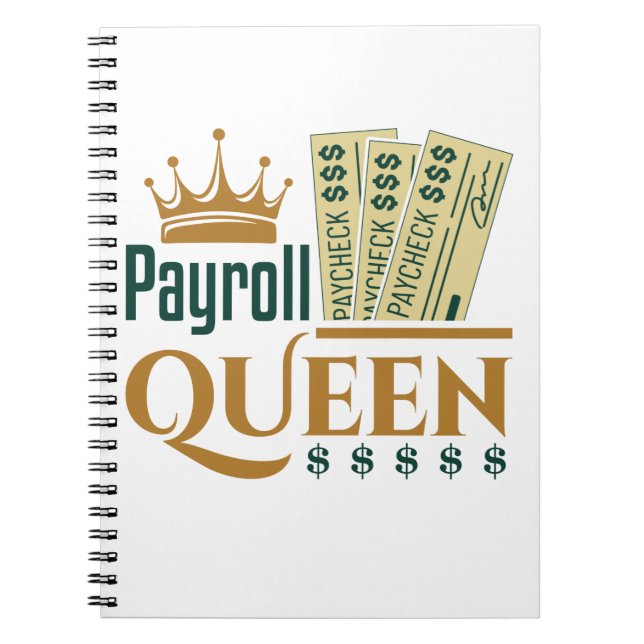 Caderno Espiral Payroll Queen (Frente)