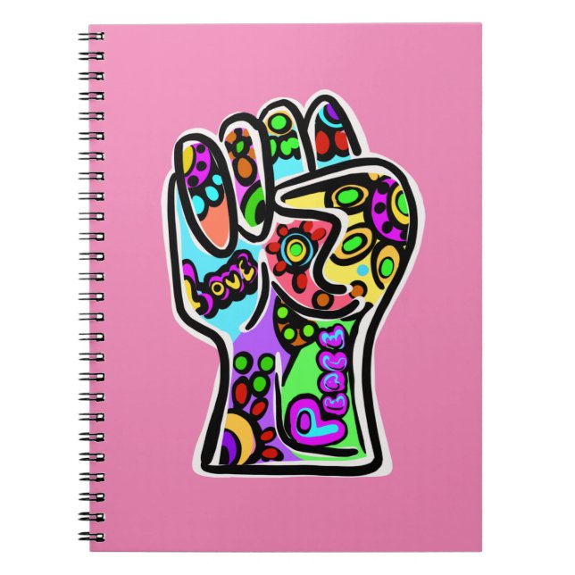 CADERNO ESPIRAL PAZ (Frente)