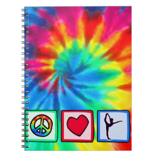 Caderno Espiral Paz, amor, balé
