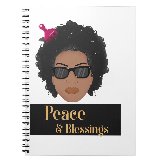 Caderno Espiral )Paz e benesses (Frente)