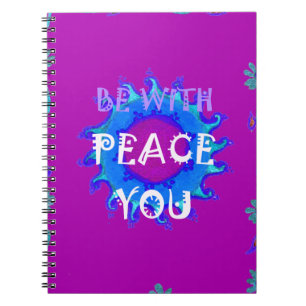 Caderno Espiral Paz Esteja Com Você