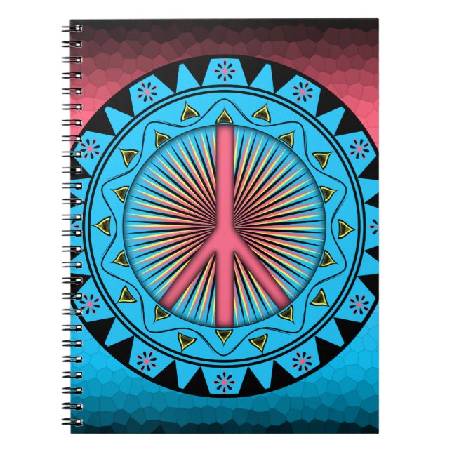 Caderno Espiral Paz ~ Sun (Frente)