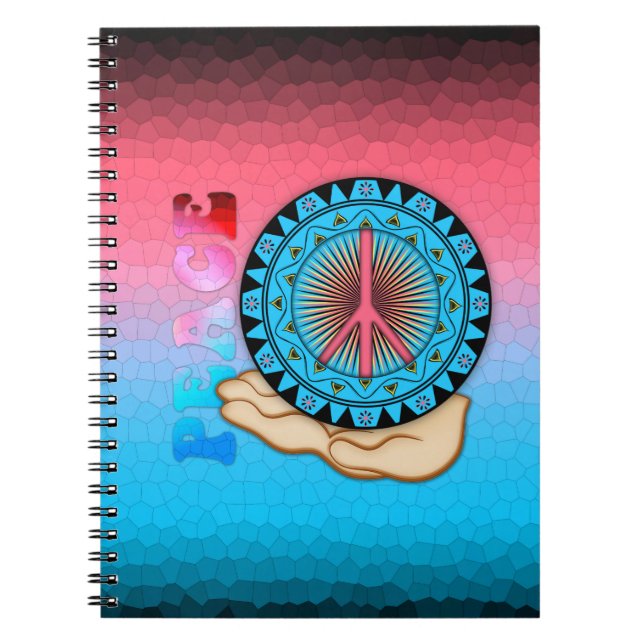 Caderno Espiral Paz ~ Sun (Frente)