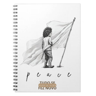 Caderno Espiral Peace