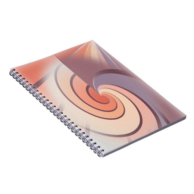 Caderno Espiral Peach fuzz seashell (Lado Direito)