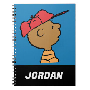 Caderno Espiral Peanuts Franklin Baseball Cap