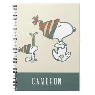 Caderno Espiral Peanuts Snoopy & Woodstock Ski Trip