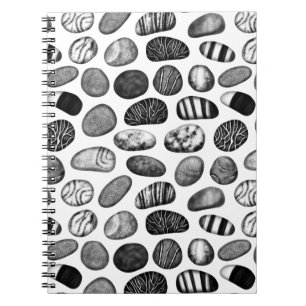 Caderno Espiral Pebble Pattern