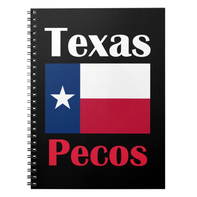 Caderno Espiral Pecos TX (Frente)