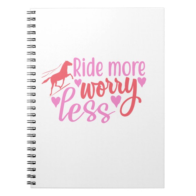 Caderno Espiral Pedale Mais Preocupe Menos (Frente)