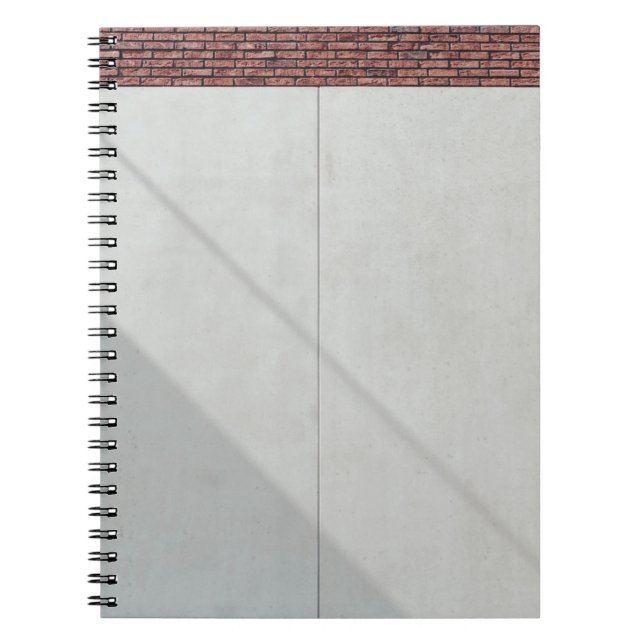 Caderno Espiral Pedras para tijolos vermelhos (Frente)