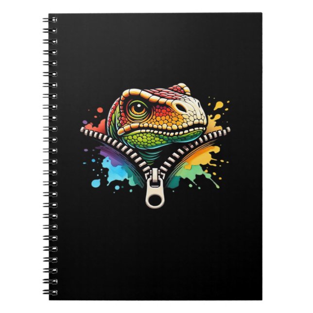Caderno Espiral Peekabo Design Para Halloween (Frente)