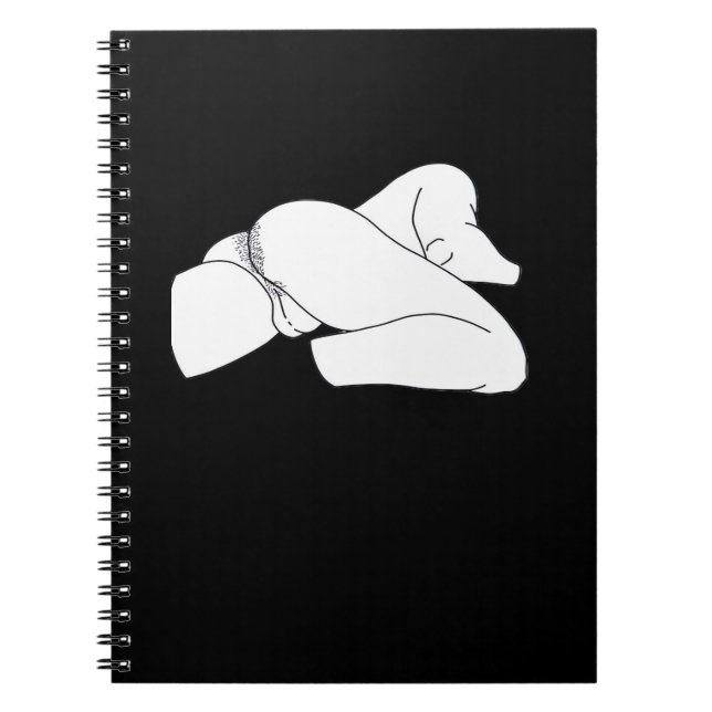Caderno Espiral Peekaboo Clássico Engraçado (Frente)