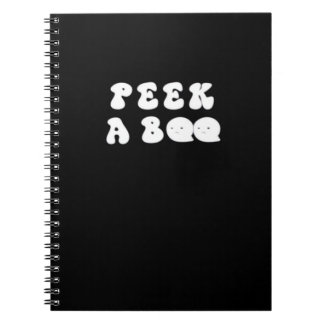 Caderno Espiral Peekaboo Spooky Slogan