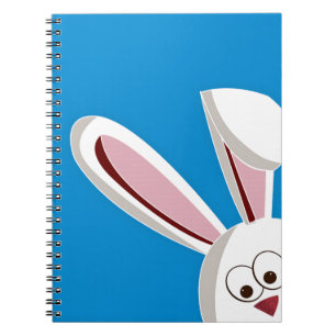 Caderno Espiral Peeking Bunny