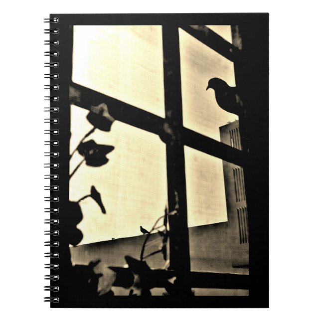 Caderno Espiral Peeking Pigeon (Frente)