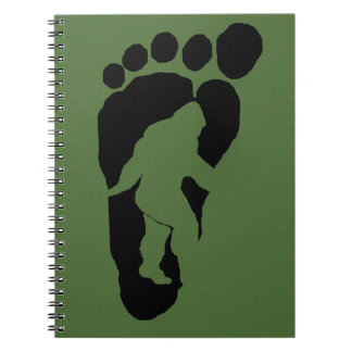 Caderno Espiral Pegada de Bigfoot