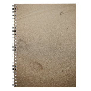 Caderno Espiral Pegadas na areia