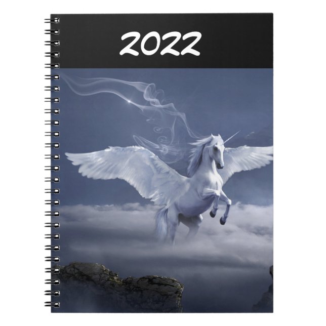 Caderno Espiral Pégaso em Voo  (Frente)