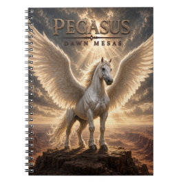 Caderno Espiral Pegasus Dawn Mesas Dark Cinema