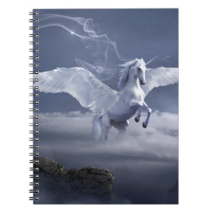 Caderno Espiral Pegasus Mythic Voando Unicórnio