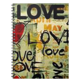 Caderno Espiral Pegue Um Pequeno Grafite De Amor