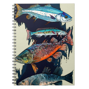 Caderno Espiral Peixe