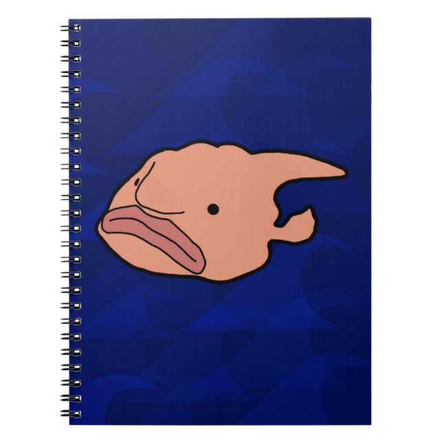 Caderno Espiral Peixe-blob (Frente)