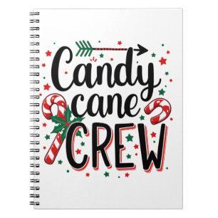 Caderno Espiral Peixe de canas doce Feriado de Natal