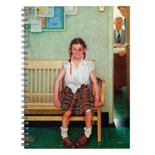 Caderno Espiral Peixe do género Notropis ou parte externa o