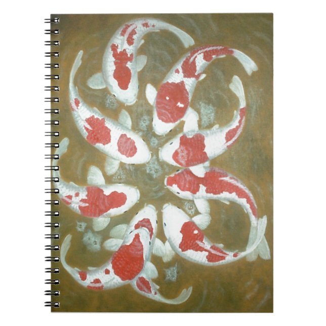CADERNO ESPIRAL PEIXE KOI (Frente)