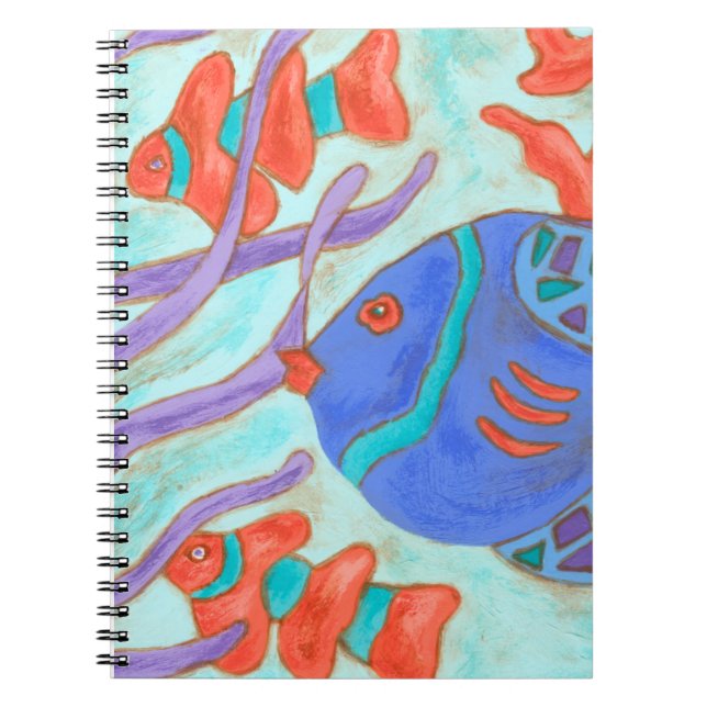 Caderno Espiral Peixe pop (Frente)